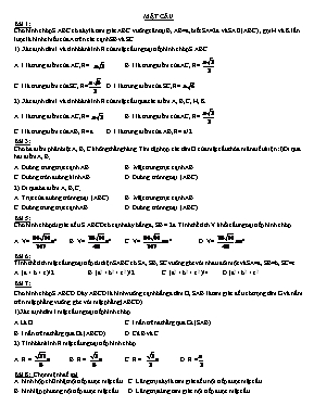 Hình 12 - Trắc nghiệm chương II